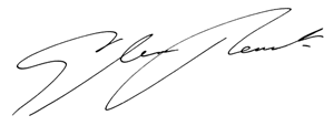 Glenn Renwick's signature