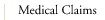 Medical Claims