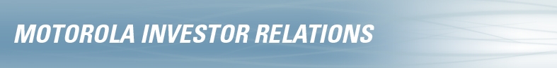 Motorola Investor Relations