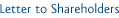 Letter to Shareholders
