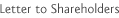 Letter to Shareholders