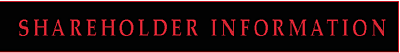 Shareholder Information