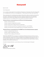 Letter to Our Shareowners