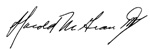 Harold McGraw III Signature
