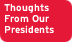 [Thoughts From Our Presidents]