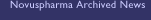 Novuspharma Archived News