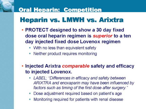 Heparin Vs Lmwh Vs Arixtra