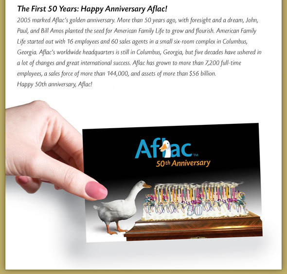 The First 50 Years: Happy Anniversary Aflac!