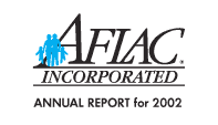 AFLAC INCORPORATED ANNUAL REPORT for 2002