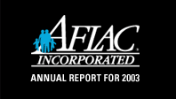 AFLAC INCORPORATED ANNUAL REPORT FOR 2003