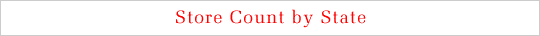 Store Count by State