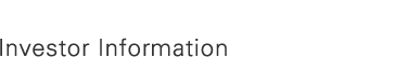 Investor Information