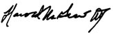 Harold McGraw III Signature