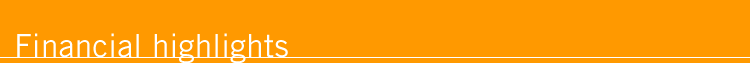financial highlights