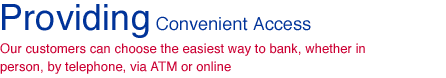 Providing Convenient Access