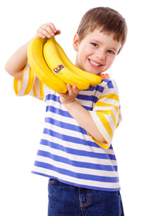 Boy With Bananas