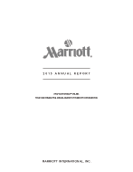 Marriot 2013 Annual Report