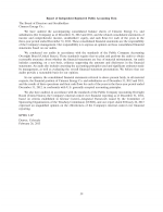 - Report of Independent Registered Public Accounting Firm