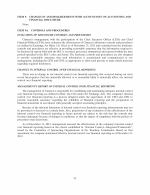 9. Changes in and Disagreements with Accountants on Accounting and Financial Disclosure