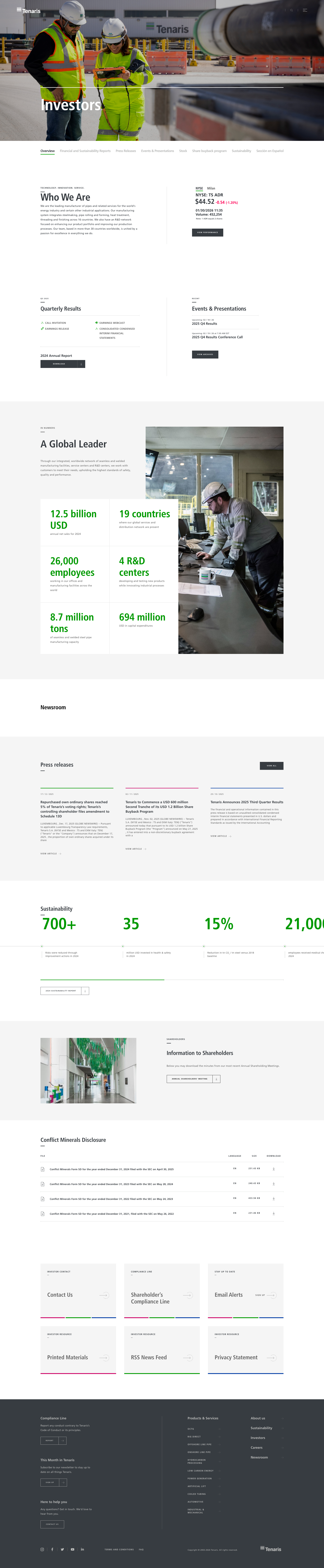 Screenshot of Website Homepage