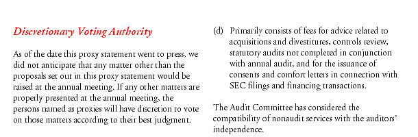 Duke Energy Proxy 2003