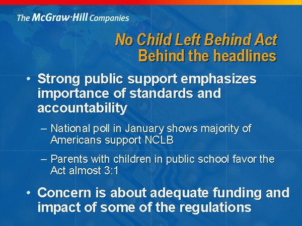 No Child Left Behind Act