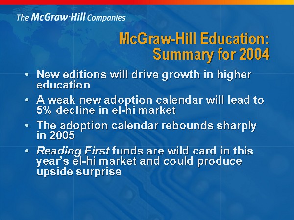 McGraw-Hill Education: