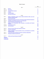 Table of Contents