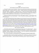 10. Directors, Executive Officers and Corporate Governance