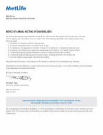 Notice of Annual Meeting of Shareholders