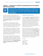 Proposal 4 - Advisory Vote to Approve the Compensation Paid to the Company's Named Executive Officers