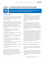 Proposal 5 - Shareholder Proposal Regarding Independent Chairman