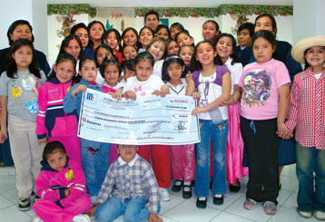 Our Multiple Management Board in Mexico donated to an organization that provides support for girls ages six to 13 who suffer from poverty and abuse.