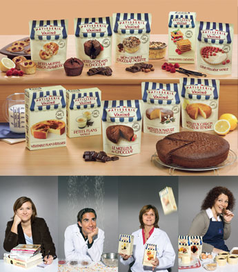 With imagination and a bit of fun, our product development team in France (pictured above) helped extend our popular Vahiné brand of dessert items to a line of mixes to prepare delicious items like flans and cakes.