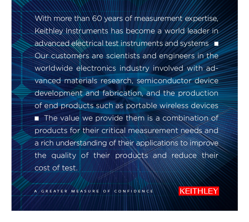 Keithley Instruments, Inc. 2009 Annual Report