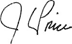 Signature of Joe L. Price, Chief Financial Officer