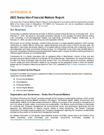 Appendix B - 2023 Swiss Non-Financial Matters Report